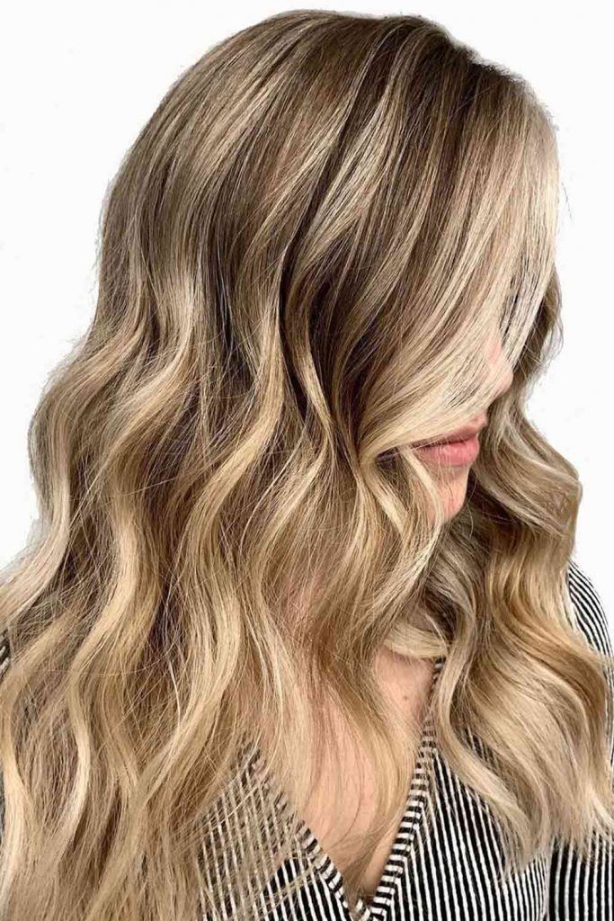 Side Swept Messy Layers