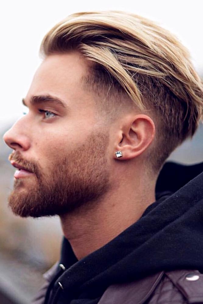 Brushed Back & Faded #menhairstyles #hairstyles
