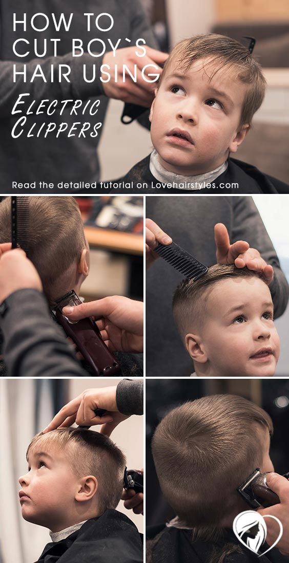 How To Cut Boy's Hair Using Electric Clippers