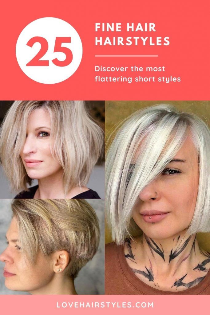 Different Styles Of Short Cuts For Fine Hair