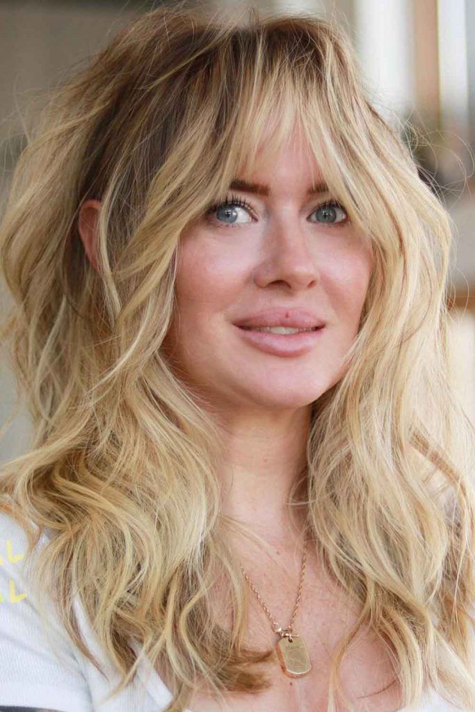 Bohemian Chic Shag Haircuts For Square Faces