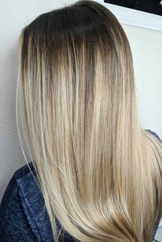 Brown Hair With Blonde Ombre