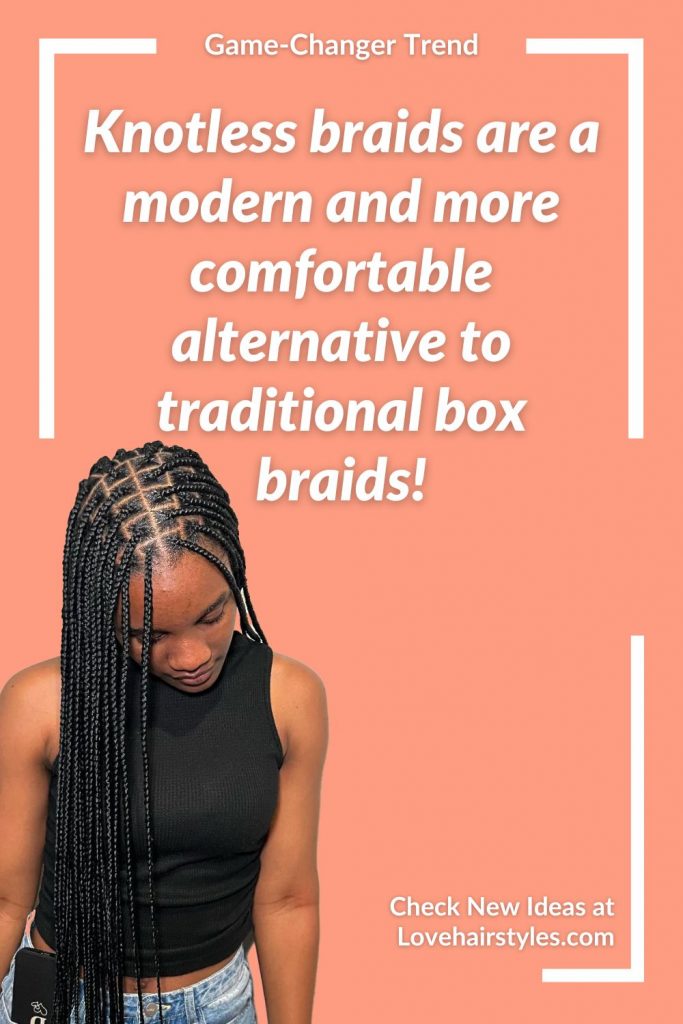 What Are Knotless Braids?