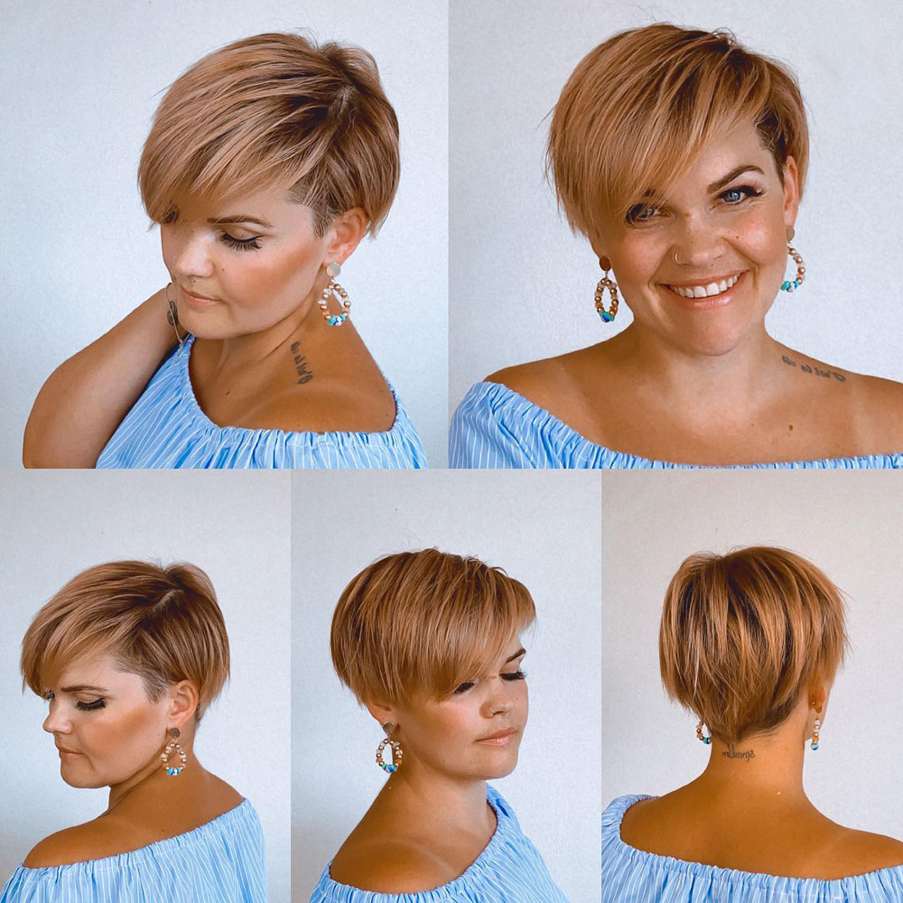 Pixie Cut In The Front And Back