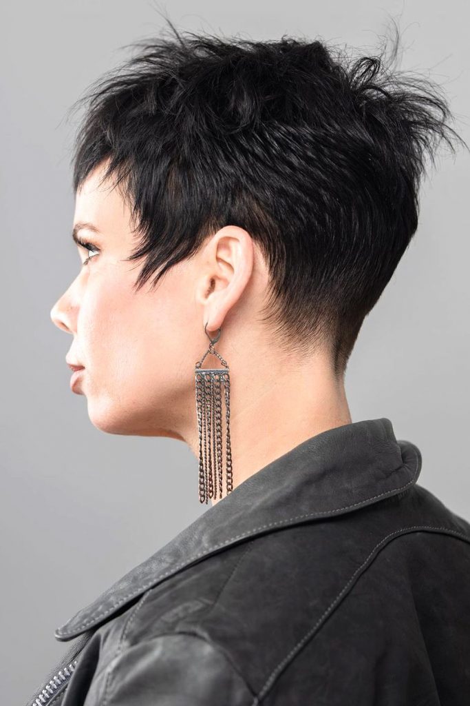Chic Textured Short Pixie crafted by the skilled hands of stylist Andrew Does Hair