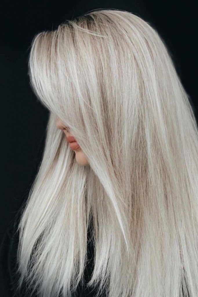 Cold To Warm Blonde Ombre For Platinum Hair