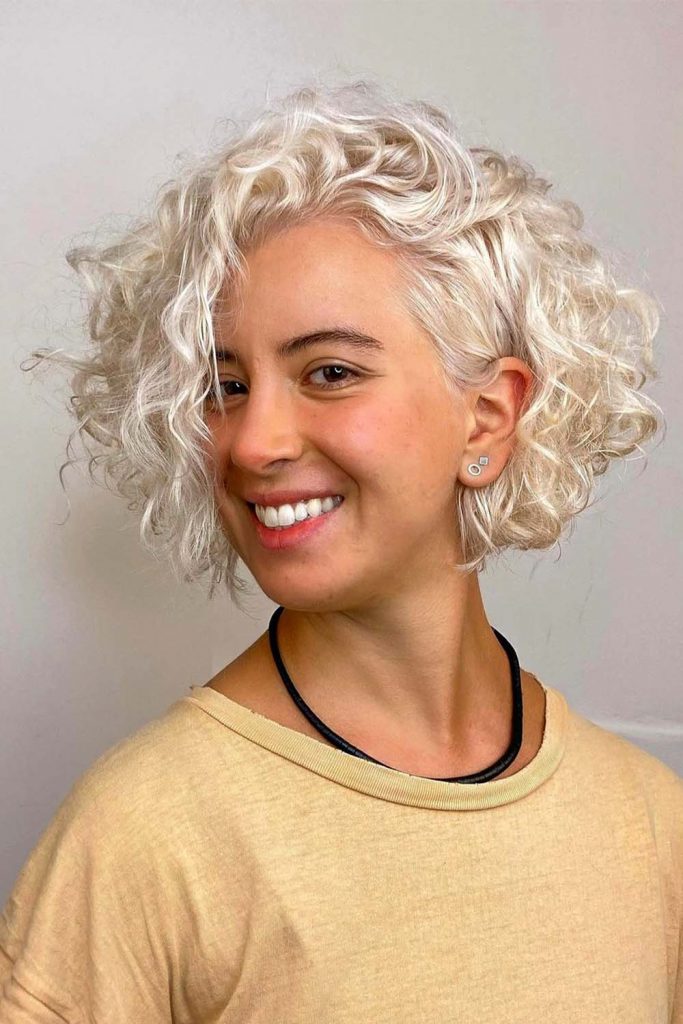 Curly Short Hairstyles For Thick Hair