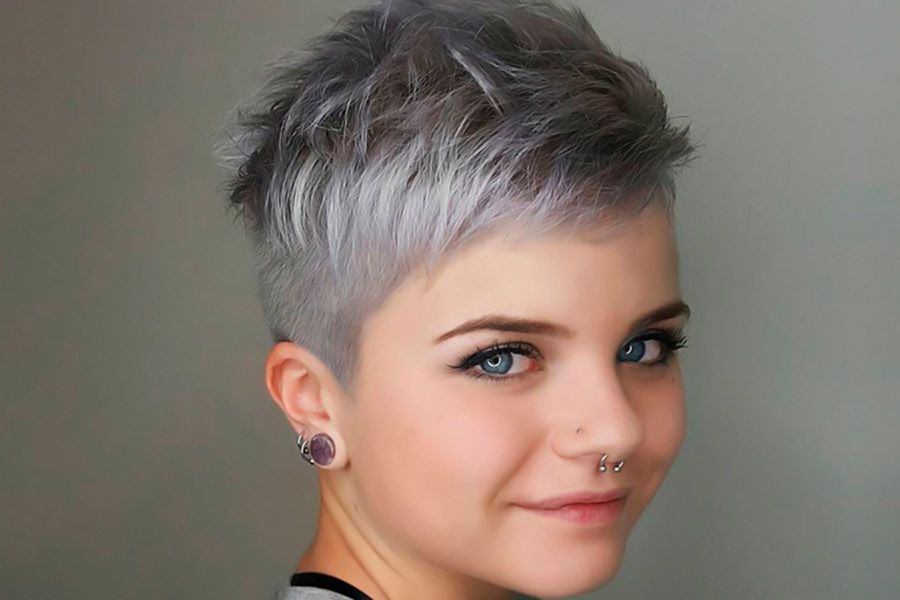45 Cool Ways How To Wear Your Short Grey Hair In 2024