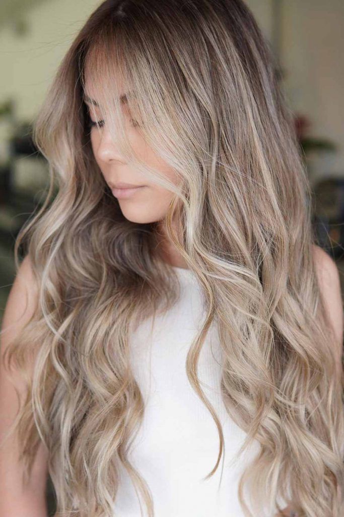 Cool Brown With Blonde Highlights
